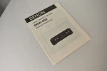 Original Denon DRW-650 Dual Stereo Cassette Deck User's Manual. Fixed Price $8.95.