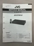 Jvc JX-S700 Original Service Manual Free Shipping. Fixed Price $14.00.