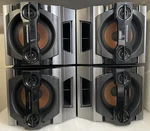Sony SS-ZX99I X-round Stereo System Set Of 4 Speakers ***as Is***tested***. Fixed Price $490.00.