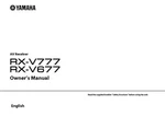 Yamaha RX-V777 RX-V677 Receiver Owners Manual. Fixed Price $22.24.