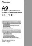 Pioneer SX-A9MK2-K Receiver Owners Manual. Fixed Price $22.24.