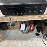 Yamaha RX-595 Natural Sound Stereo Receiver No Remote. Fixed Price $40.00.