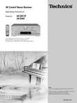 Technics SA-DA8 SA-DA10 Receiver Owners Instruction Manual Reprint. Fixed Price $22.24.