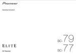 Pioneer SC-79 Receiver Owners Manual. Fixed Price $22.24.