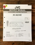 Jvc RX-662 Vbk Receiver Service Manual *original*. Fixed Price $19.97.