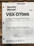 Pioneer VSX-D709S Receiver Service Manual *original*. Fixed Price $14.97.