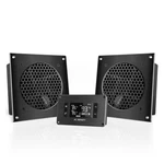 Airplate T8, Dual-fan Cooling System 6" With Thermostat, Home Theater Av Cabinet. Fixed Price $119.00.