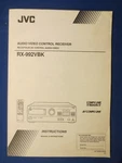 Jvc RX-992 Vbk Receiver Owner Instruction Manual Factory Original The Real Thing. Fixed Price $13.40.