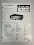 Vintage Sanyo Service Manual Model Number Jcx 2100K. Fixed Price $10.00.