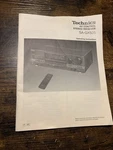 Technics SA-GX505 Stereo Operating Instructions User Manual Original. Fixed Price $24.99.
