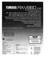 Yamaha RX-V660 Receiver Owners Manual. Fixed Price $22.24.