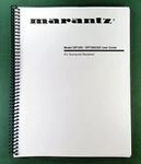 Marantz SR7300 Instruction Manual: 53 Pages With Protective Covers!. Fixed Price $19.75.