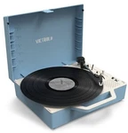 Victrola VSC-725SB-LBL Re-spin Dual Bluetooth Sustainable Suitcase Record Player. Fixed Price $62.19.