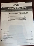Jvc FX-555BK FX-555LBK Tuner Repair Service Manual From The Usa **original**. Fixed Price $13.99.