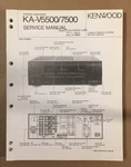 Kenwood KA-V5500 KA-V7500 Amplifier Service Manual *original*. Fixed Price $14.97.