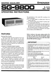 Pioneer SG-9800 Receiver Owners Manual. Fixed Price $22.24.