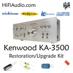 Kenwood KA-3500 Rebuild Restoration Recap Service Kit Repair Filter Capacitor. Fixed Price $145.00.