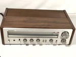 Vintage Technics SA-101 Am/fm Stereo Receiver Silver Faced Woodgrain Made Japan. Fixed Price $167.19.