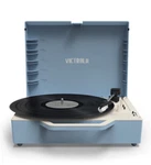 New Victrola VSC-725SB-LBL Re-spin Sustainable Bluetooth Suitcase Record Player. Fixed Price $74.99.