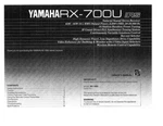 Yamaha RX-700-U Receiver Owners Manual. Fixed Price $22.24.