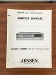 Jensen AVS-1400 Receiver Service Manual *original*. Fixed Price $17.98.