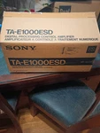 Sony TA-E1000ESD Digital Processing Control Amplifier Made Japan With Box. Fixed Price $600.00.