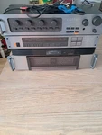 Vintage Carver Sound Equipment M500 Amplifier Preamp Tuner And Fan. Fixed Price $880.00.
