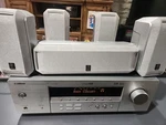Yamaha Natural Surround Sound Av Receiver HTR-5730 Silver Tested Works Speakers. Fixed Price $89.99.