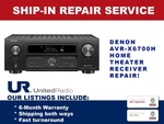 Repair Service: Denon AVR-X6700H In-command 11.2 Channel Home Theater Receiver. Fixed Price $350.00.