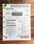 Sony STR-D2070X STR-D3070X Receiver Service Manual *original*. Fixed Price $19.97.