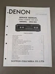 Denon Model DRW-650 Stereo Set Tape Deck Service Manual D-4771. Fixed Price $64.95.