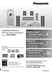 Panasonic SA-HT440 Home Theater System Owners Instruction Manual. Fixed Price $22.24.