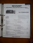 Service Manual Sharp SA-CD800H Hifi System, Original. Fixed Price $19.75.