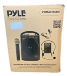 Pyle Portable Pa Speaker Amplifier & Microphone System Bluetooth New Open Box. Fixed Price $58.95.