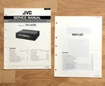 Jvc RX-9VBK Computer Controlled Stereo Receiver Service Manual + Parts List 1986. Fixed Price $22.88.