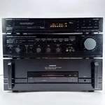 Onkyo M-5130 + P-3150V T-4140 Vintage Hi-fi Stack Audiophile Tuner Amplifier. Fixed Price $450.00.