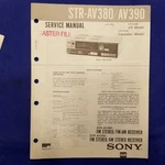 Sony STR-AV380 STR-AV390 Service Manual Original Paper Oem Repair Guide Usa. Fixed Price $19.96.