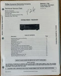 Philips 1792 70FR951PBK01 Chassis FR951/17S Receiver Technical Service Manual. Fixed Price $19.94.