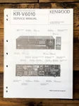 Kenwood KR-V6010 Receiver Service Manual *original*. Fixed Price $19.97.