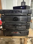 Fisher Tad 9215 Audio Component System Am/fm Radio Tuner Black Analog 2-CHANNEL. Fixed Price $100.00.