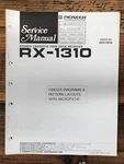 Pioneer RX-1310 Receiver Service Manual *original*. Fixed Price $19.97.