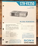 Sony STR-VX250 Receiver Service Manual *original*. Fixed Price $24.97.