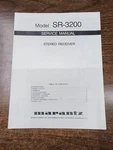 Vintage Original Marantz SR-3200 Service Manual. Fixed Price $20.00.
