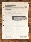 Harman Kardon PM650 PM-650 Amplifier Service Manual *original*. Fixed Price $29.97.