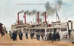 Postcard Minnesota Saint Paul Excursion Boats Jackson Streets Harmon 23-6108. Fixed Price $8.70.