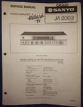 Sanyo Stereo Amplifier Original Service Repair Manual. Fixed Price $14.94.