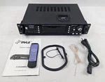 Pyle P2002ABTI Hybrid Amplifier Am/fm Tuner Ipod Dock Bluetooth 2000W W/ Remote. Fixed Price $109.99.