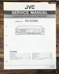 Jvc RX-333 Receiver Service Manual *original*. Fixed Price $24.97.