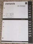 Original Aiwa AV-DV500 Stereo Receiver Service Manual. Fixed Price $12.98.