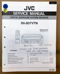 Jvc RX-807VTN Receiver Service Manual *original*. Fixed Price $14.97.